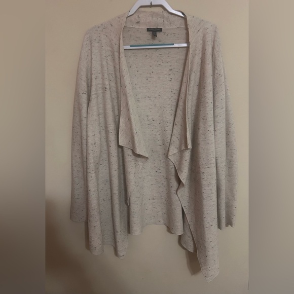 Eileen Fisher Organic Cotton/Wool Speckle Waterfall Cardigan  Size 2X - Picture 1 of 6